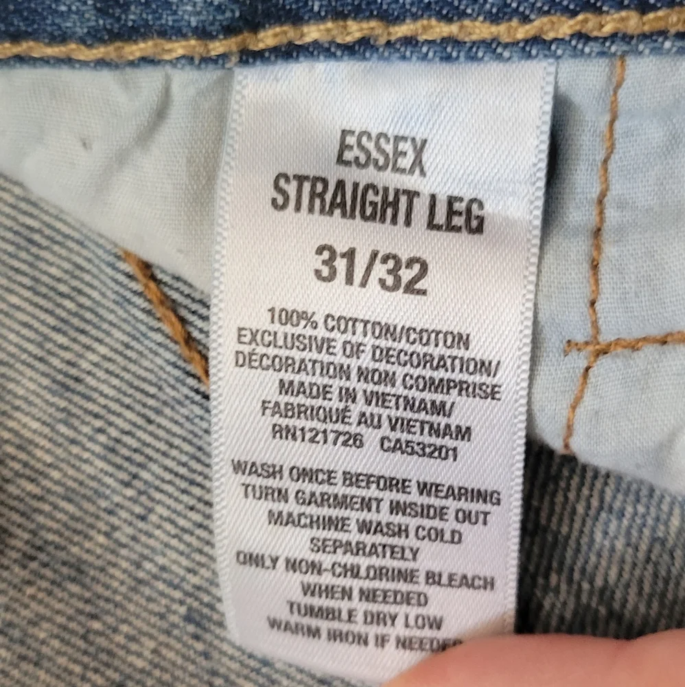 TWO Aeropostale Blue Jeans Sz.31 x 32 Essex STRAIGHT leg